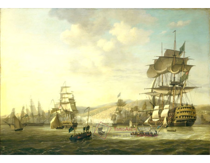 SO IV-300 Nicolaas Baur - Anglo-holandské loďstvo v zátoce u Alžíru
