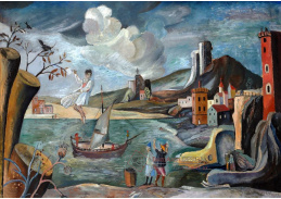 SO IV-110 Bertil Norén - Surrealistická krajina