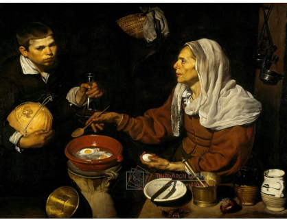SO XII-96 Diego Velazquez - Žena vařící vejce