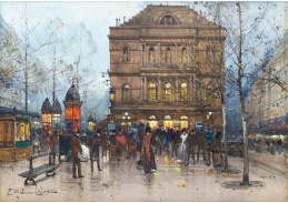 A-655 Eugene Galien-Laloue - Boulevard Saint Martin v Paříži