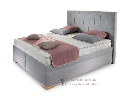 GIARDINO, čalouněná postel - boxspring 160x200cm, výběr provedení
