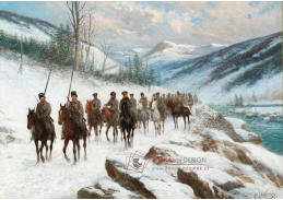 A-5424 Jan Wladyslaw Chełminski - Průzkum ruské jízdy v Karpatech 1914