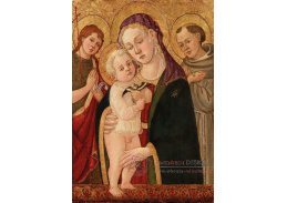 DDSO-5398 Domenico di Zanobi - Madonna a dítě se svatými Janem Křtitelem a Františkem
