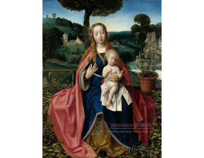 VH588 Jan Provoost - Madonna a dítě v krajině