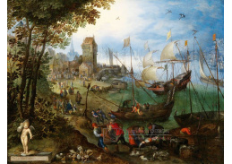 DDSO-742 Jan Brueghel - Přístavní scéna