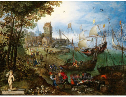 DDSO-742 Jan Brueghel - Přístavní scéna