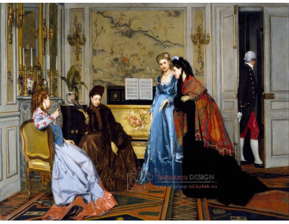 SO XVI-121 Alfred Stevens - Elegantní dámy v salonu