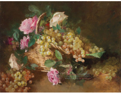 KO III-346 Pierre Louis Leger Vauthier - Koš s květinami a hrozny