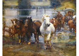 KO III-372 Alfred James Munnings - Přechod řeky