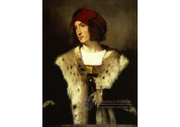 D-8284 Tizian - Portrét muže v červené čepici