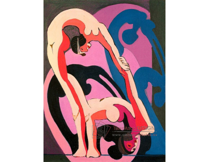 VELK 25 Ernst Ludwig Kirchner - Pár akrobatů