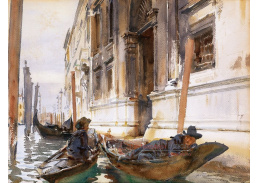 VU111 John Singer Sargent - Odpočinek gondoliéru