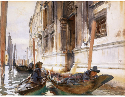 VU111 John Singer Sargent - Odpočinek gondoliéru