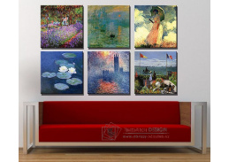 Obrazový set 6D Claude Monet