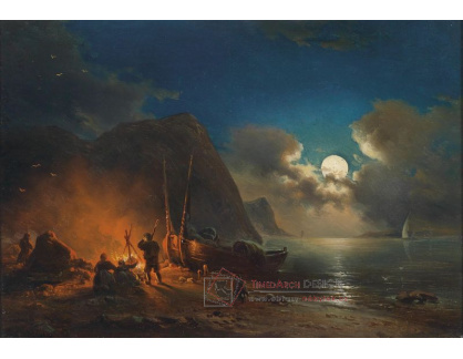 SO XIII-306 Johann Anton Castell - Táborák v měsíčním světle
