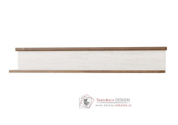 COUNTRY 35, závěsná police 141cm, borovice andersen / dub stirling