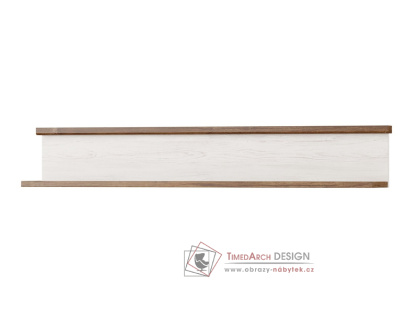 COUNTRY 35, závěsná police 141cm, borovice andersen / dub stirling