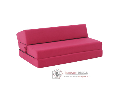VEDIS, skládací matrace - křeslo, látka Trinity 10 růžová magenta