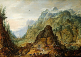 A-756 Joos de Momper - Horská krajina s karavanou