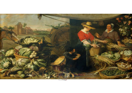 A-1202 Frans Snyders - Stánek se zeleninou