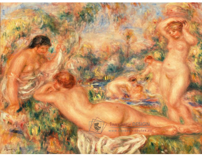 D-6841 Pierre-Auguste Renoir - Koupajícící se skupina žen