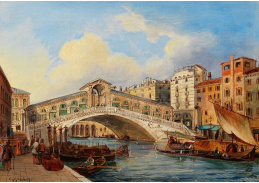 DDSO-1547 Carlo Grubacs - Most Rialto na Grand Canal v Benátkách