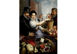 KO II-103 Jean Baptiste de Saive - Portrét šlechtického páru a prodejce zeleniny