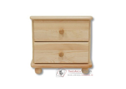 NS-108, noční stolek, borovicový masiv