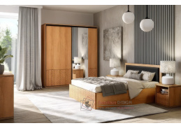 Postel 160 x 200 cm KERBIS dub karamel