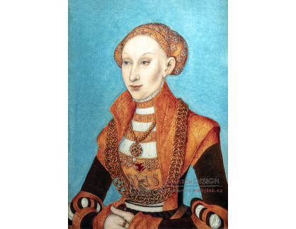 A-4908 Lucas Cranach - Portrét Sibylle de Cleve