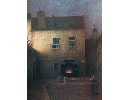 Jakub Schikaneder - Večerní Praha