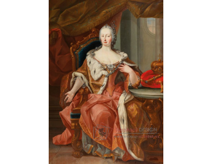 DDSO-2893 Martin van Meytens - Portrét císařovny Marie Terezie
