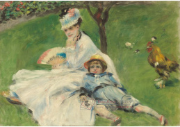 VR14-63 Pierre-Auguste Renoir - Paní Monet se synem