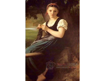 R15-143 Adolph William Bouguereau - Pletařka