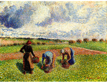 VCP-380 Camille Pissarro - Rolníci při sběru plodin v Eragny