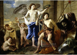 VF221 Nicolas Poussin - Daviduv triumf