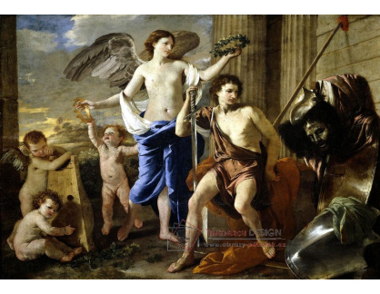 VF221 Nicolas Poussin - Daviduv triumf