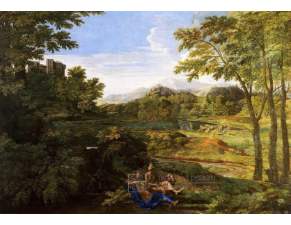 SO IX 198 Nicolas Poussin - Krajina s nymfami