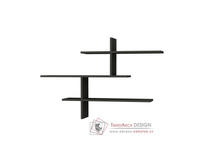 LEO, nástěnná police, antracit