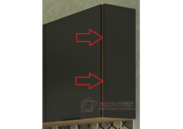 blenda - boční panel š.28, v.71.7, Premiere PAN717280, dub Artisan