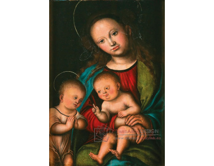 A-4905 Lucas Cranach - Madonna a dítě s Janem Křtitelem