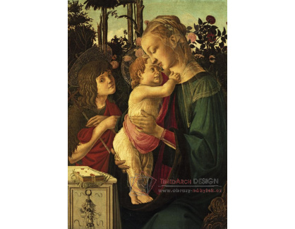 A-4965 Sandro Botticelli - Madonna s dítětem se svatým Janem Křtitelem