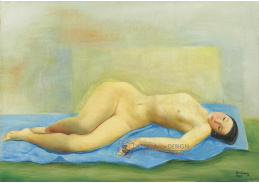A-8169 Moise Kisling - Mladá nahá ležící žena