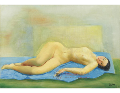 A-8169 Moise Kisling - Mladá nahá ležící žena