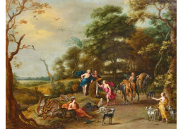 A-8692 Jan Brueghel a Hendrik van Balen - Diana po lovu