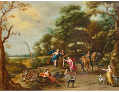 A-8692 Jan Brueghel a Hendrik van Balen - Diana po lovu