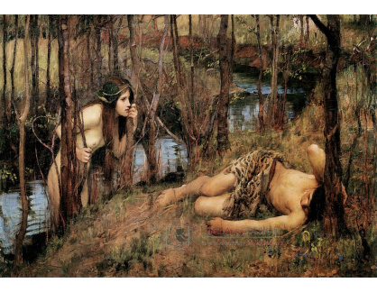 DDSO-1715 John William Waterhouse - Hylas s vílou