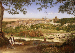 SO IX 433 John William Inchbold - Ariccia nedaleko Říma