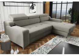 DARINA PREMIUM, sedací souprava - pravá, látka Massimo 416 šedá