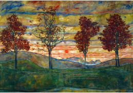 DDSO-3327 Egon Schiele - Čtyři stromy